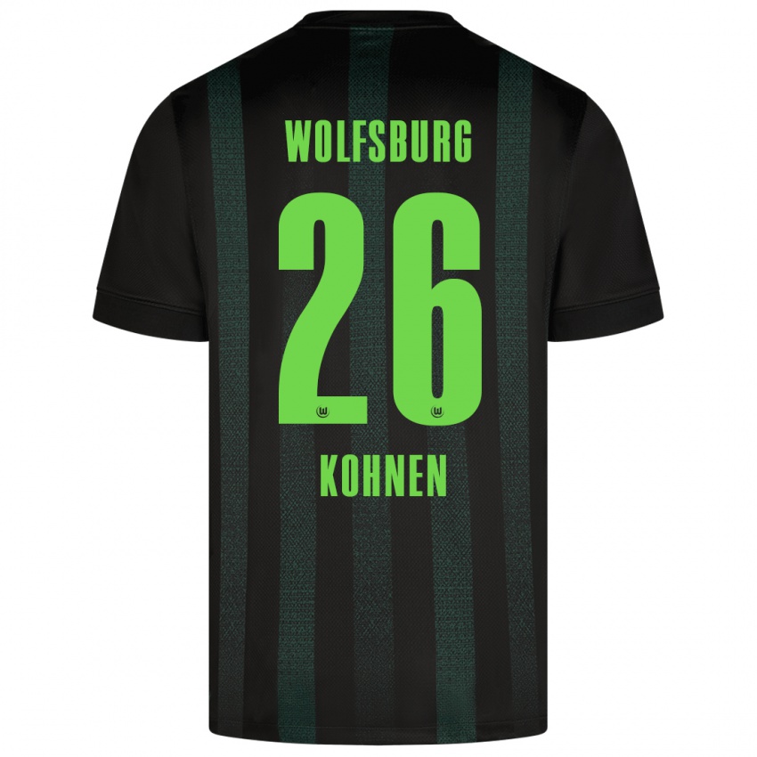 Kinder Ben Kohnen #26 Dunkelgrün Auswärtstrikot Trikot 2024/25 T-Shirt