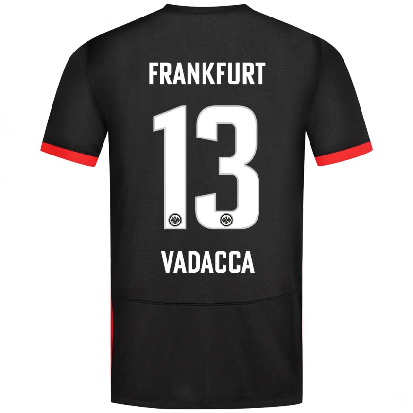 Kinder Gianni Vadacca #13 Schwarz Auswärtstrikot Trikot 2024/25 T-Shirt