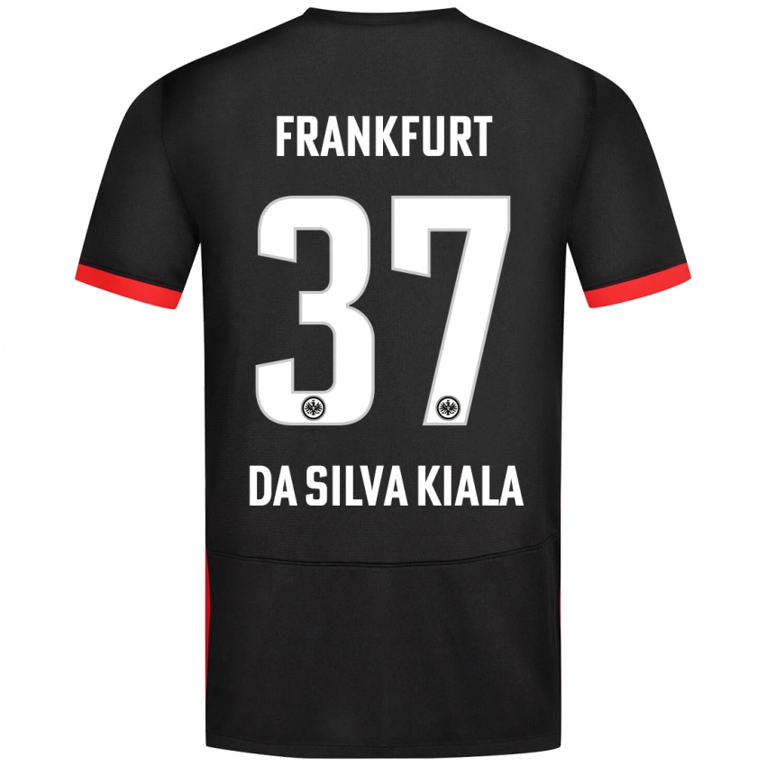 Kinder Joel Da Silva Kiala #37 Schwarz Auswärtstrikot Trikot 2024/25 T-Shirt