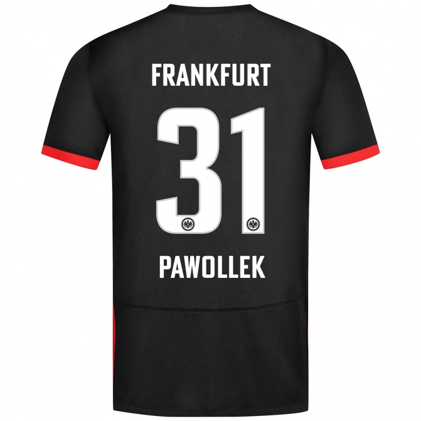 Kinder Tanja Pawollek #31 Schwarz Auswärtstrikot Trikot 2024/25 T-Shirt