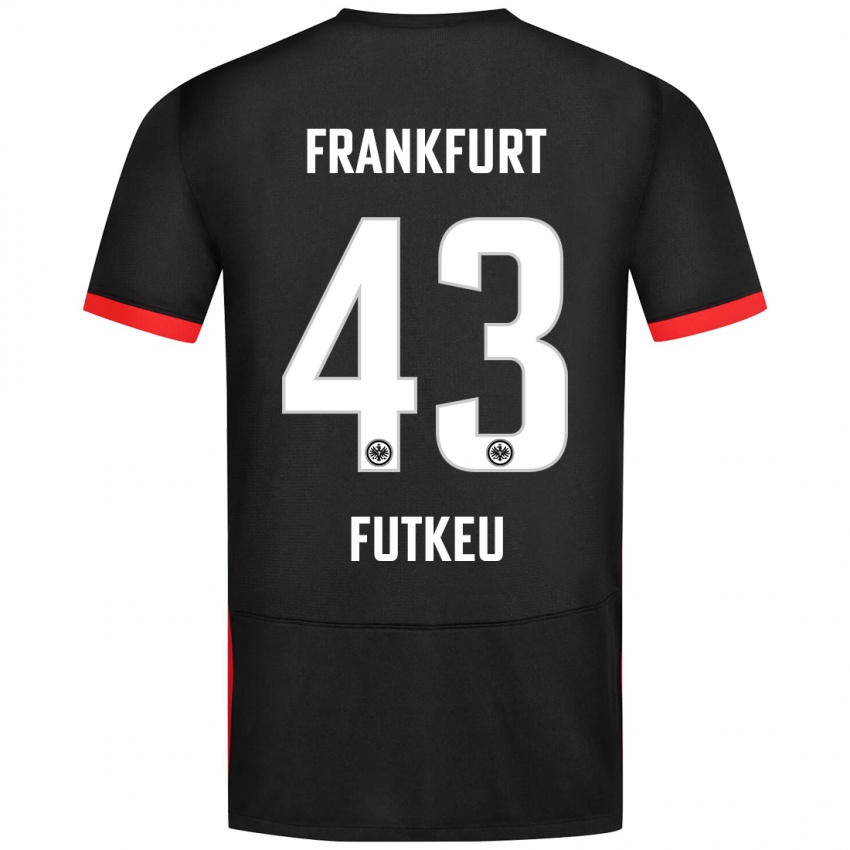 Kinder Noel Futkeu #43 Schwarz Auswärtstrikot Trikot 2024/25 T-Shirt