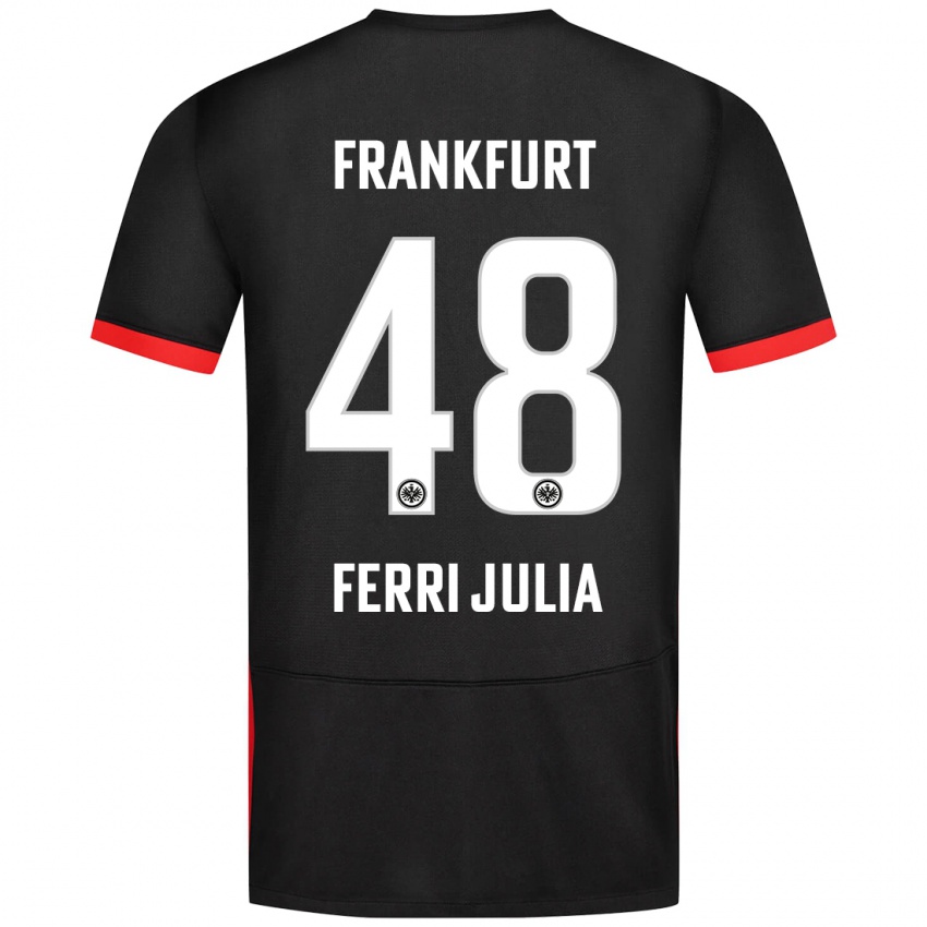 Kinder Nacho Ferri #48 Schwarz Auswärtstrikot Trikot 2024/25 T-Shirt