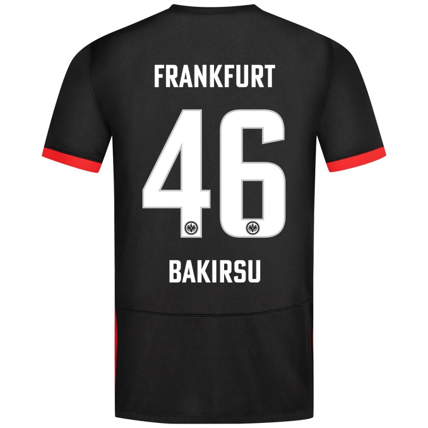 Kinder Hüseyin Bakirsu #46 Schwarz Auswärtstrikot Trikot 2024/25 T-Shirt