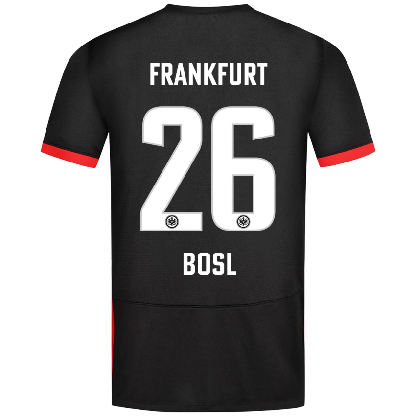 Kinder Cara Bosl #26 Schwarz Auswärtstrikot Trikot 2024/25 T-Shirt