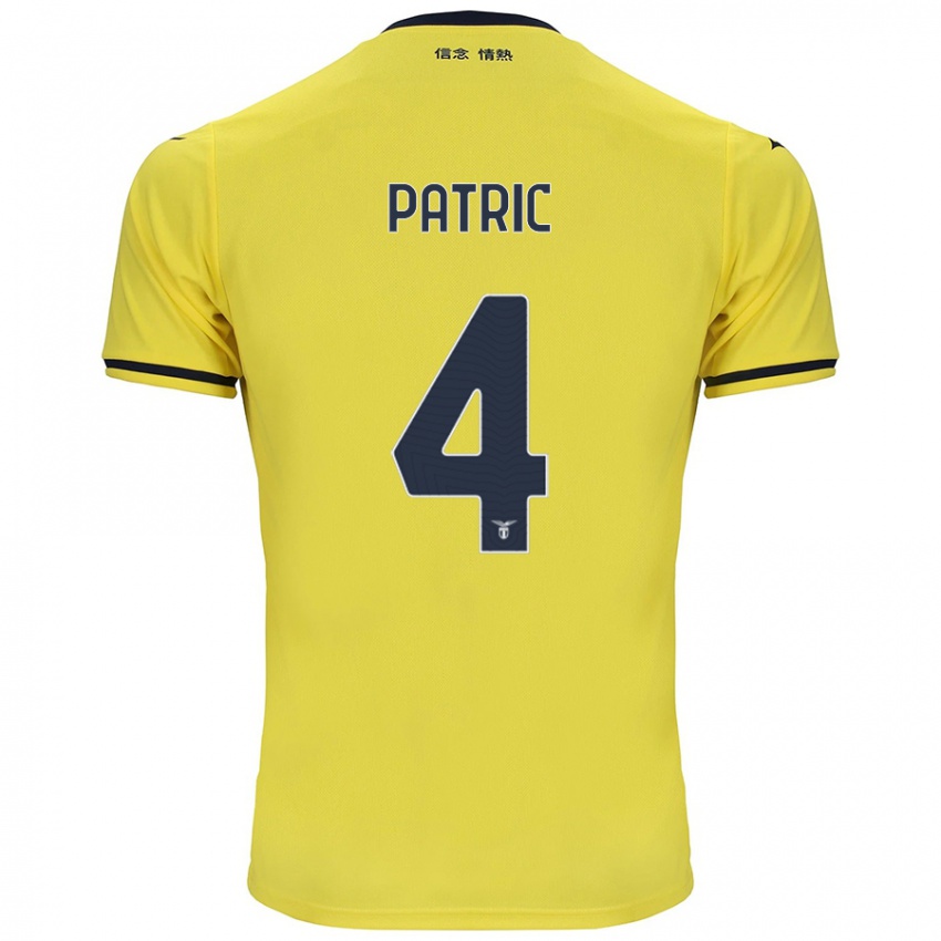 Kinder Patric #4 Gelb Auswärtstrikot Trikot 2024/25 T-Shirt