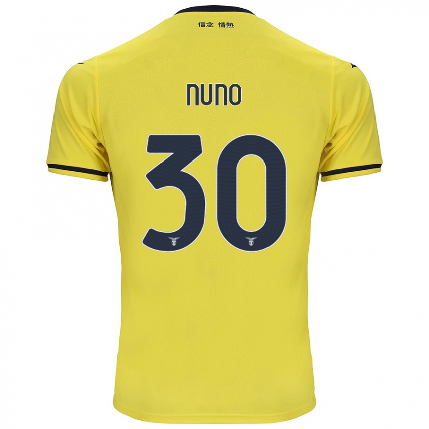 Kinder Nuno Tavares #30 Gelb Auswärtstrikot Trikot 2024/25 T-Shirt