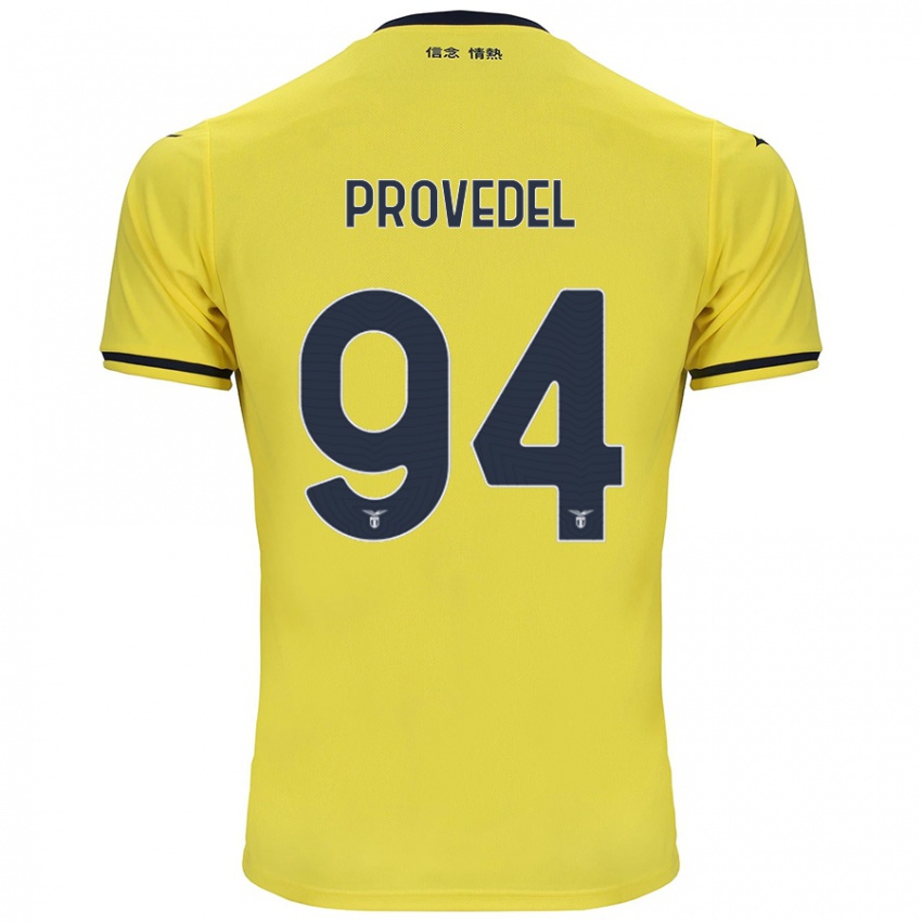 Kinder Ivan Provedel #94 Gelb Auswärtstrikot Trikot 2024/25 T-Shirt