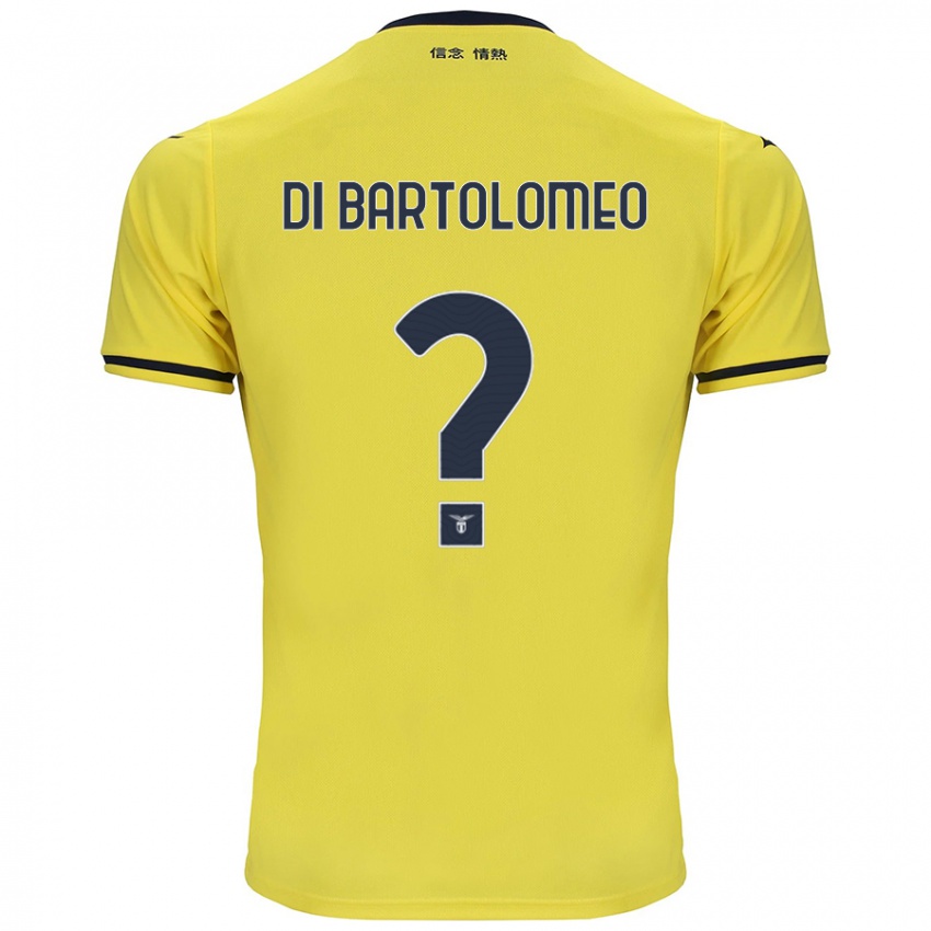 Kinder Damiano Di Bartolomeo #0 Gelb Auswärtstrikot Trikot 2024/25 T-Shirt