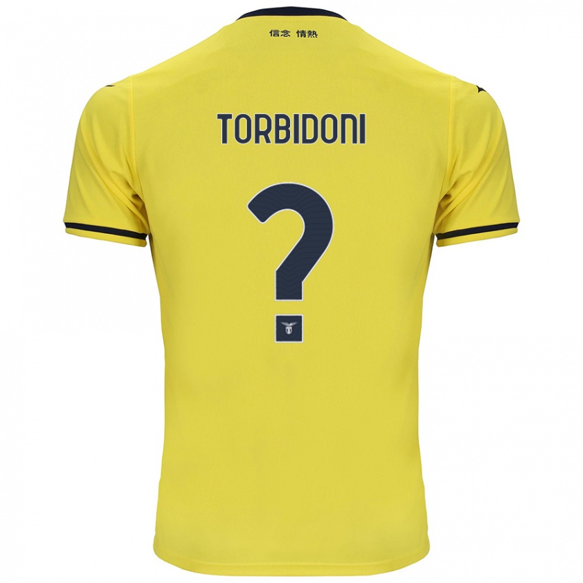 Kinder Marco Torbidoni #0 Gelb Auswärtstrikot Trikot 2024/25 T-Shirt