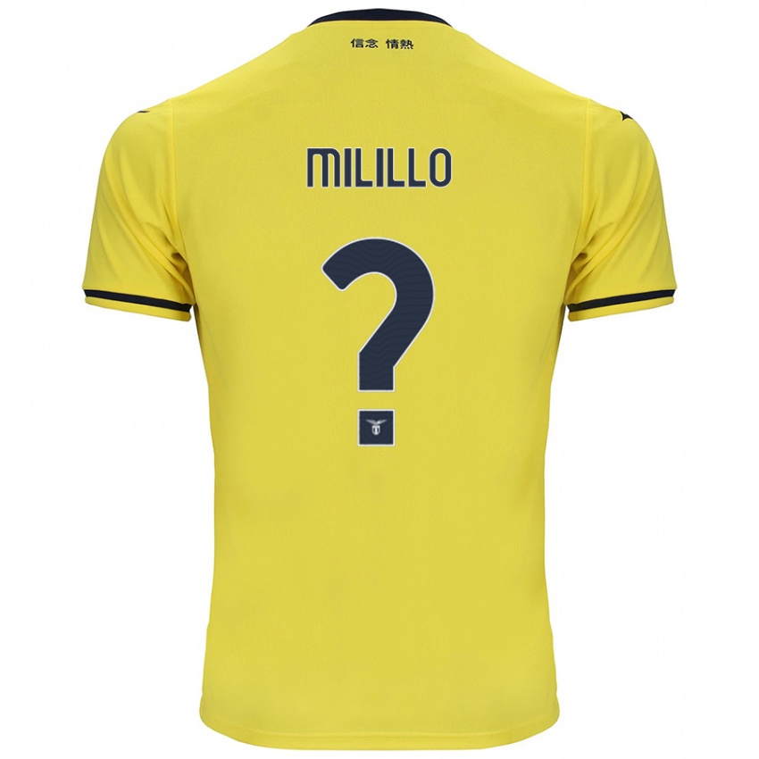 Kinder Flavio Milillo #0 Gelb Auswärtstrikot Trikot 2024/25 T-Shirt