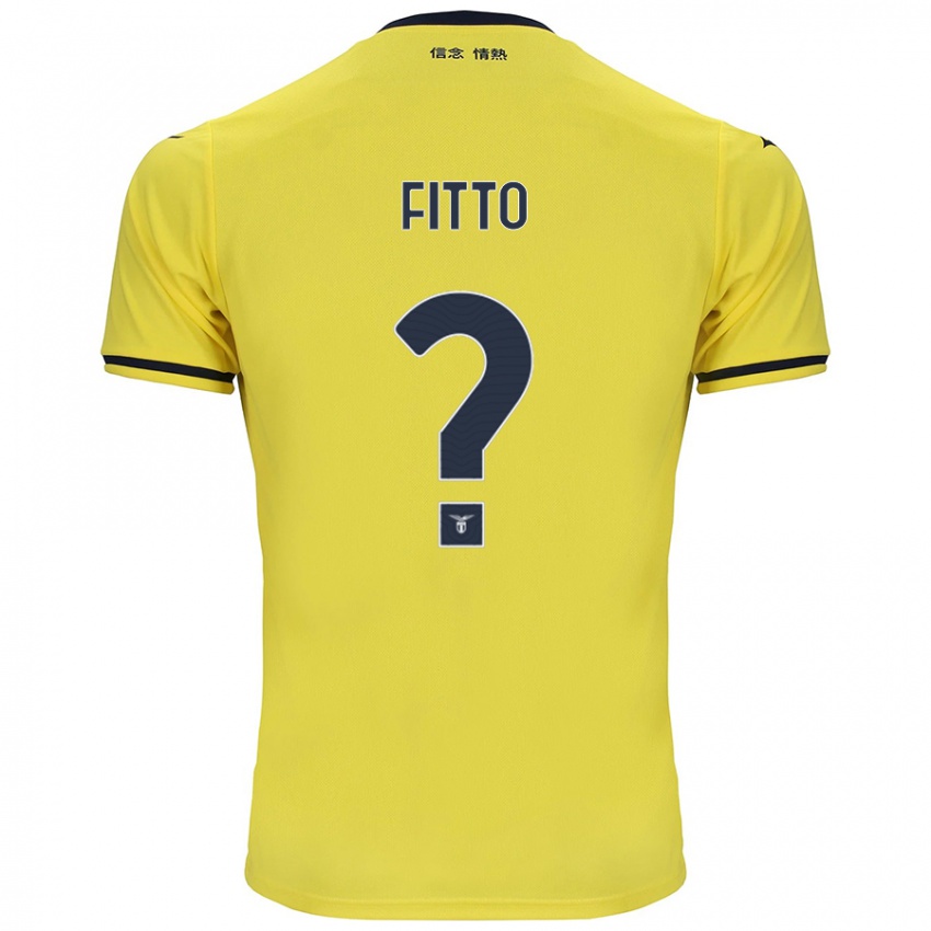 Kinder Gabriele Fitto #0 Gelb Auswärtstrikot Trikot 2024/25 T-Shirt