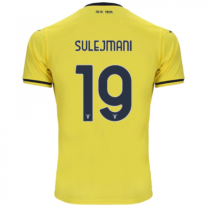 Kinder Flavio Sulejmani #19 Gelb Auswärtstrikot Trikot 2024/25 T-Shirt