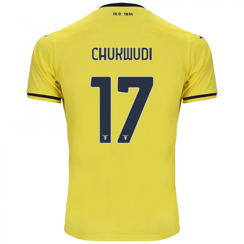 Kinder Ogonna Franca Chukwudi #17 Gelb Auswärtstrikot Trikot 2024/25 T-Shirt