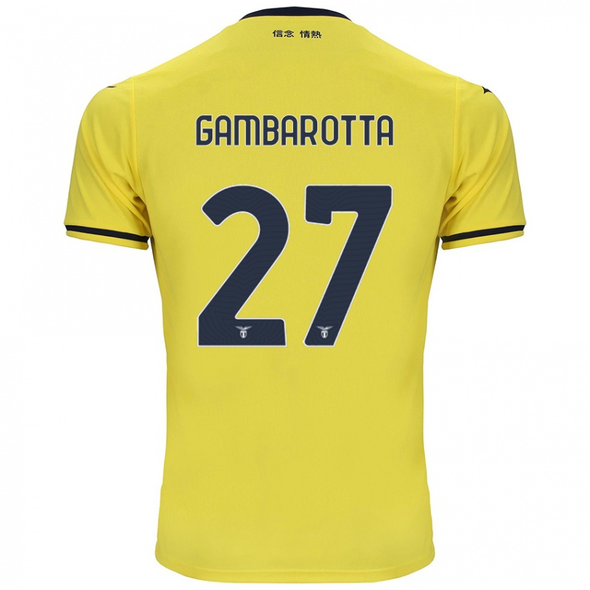 Kinder Margot Gambarotta #27 Gelb Auswärtstrikot Trikot 2024/25 T-Shirt