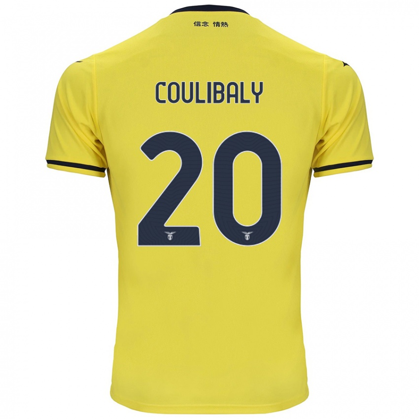 Kinder Larsson Coulibaly #20 Gelb Auswärtstrikot Trikot 2024/25 T-Shirt