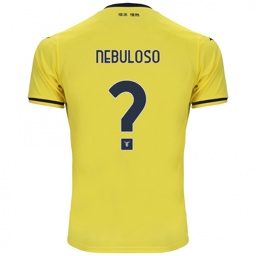 Kinder Giulio Nebuloso #0 Gelb Auswärtstrikot Trikot 2024/25 T-Shirt