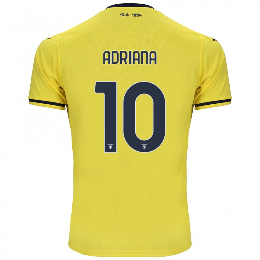 Kinder Adriana Martín Santamaría #10 Gelb Auswärtstrikot Trikot 2024/25 T-Shirt