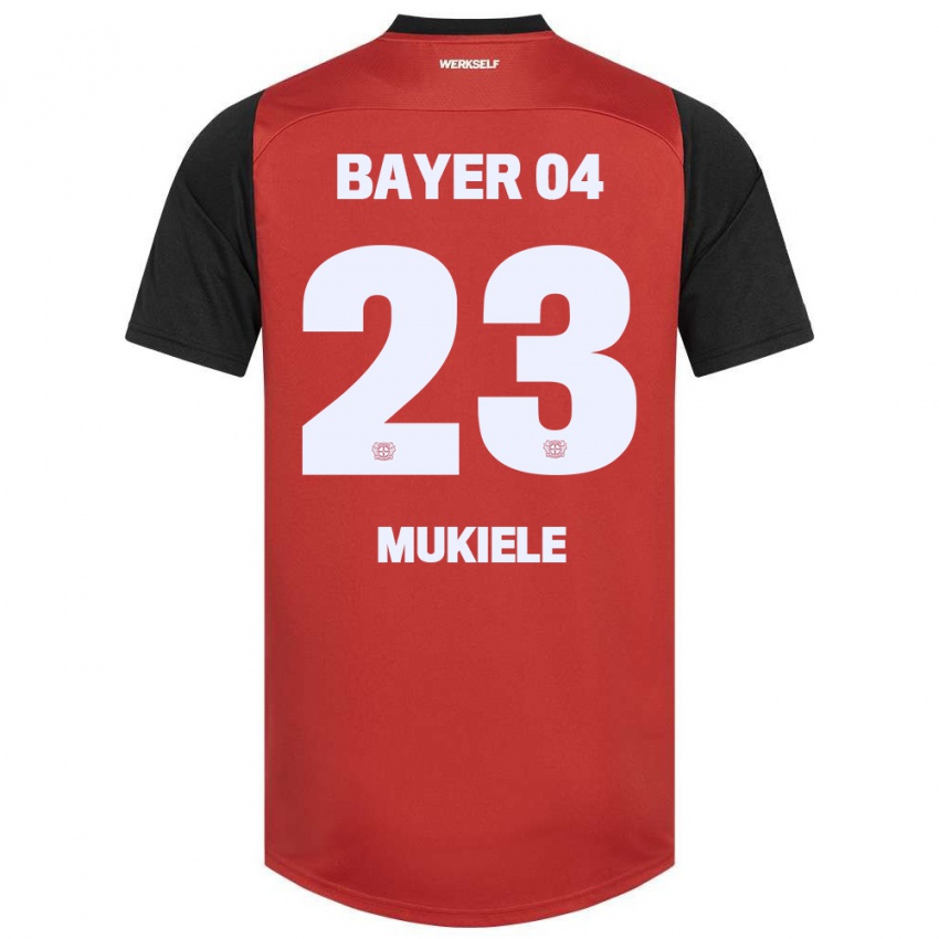 Herren Nordi Mukiele #23 Marineblau Weiß Heimtrikot Trikot 2024/25 T-Shirt