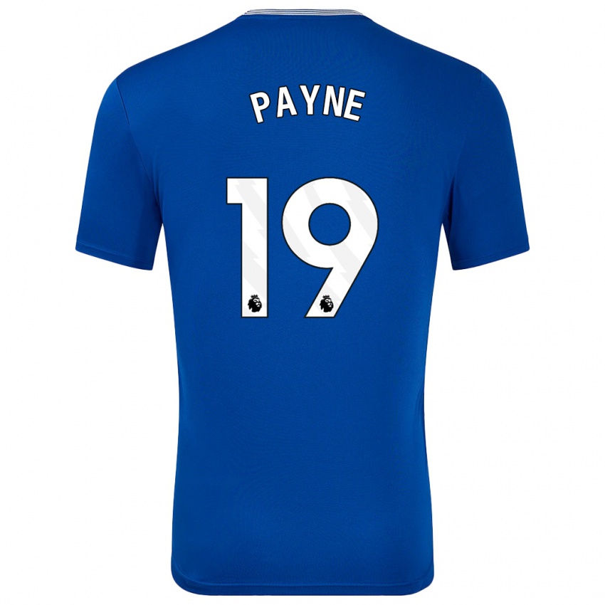 Herren Heather Payne #19 Blau Mit Heimtrikot Trikot 2024/25 T-Shirt