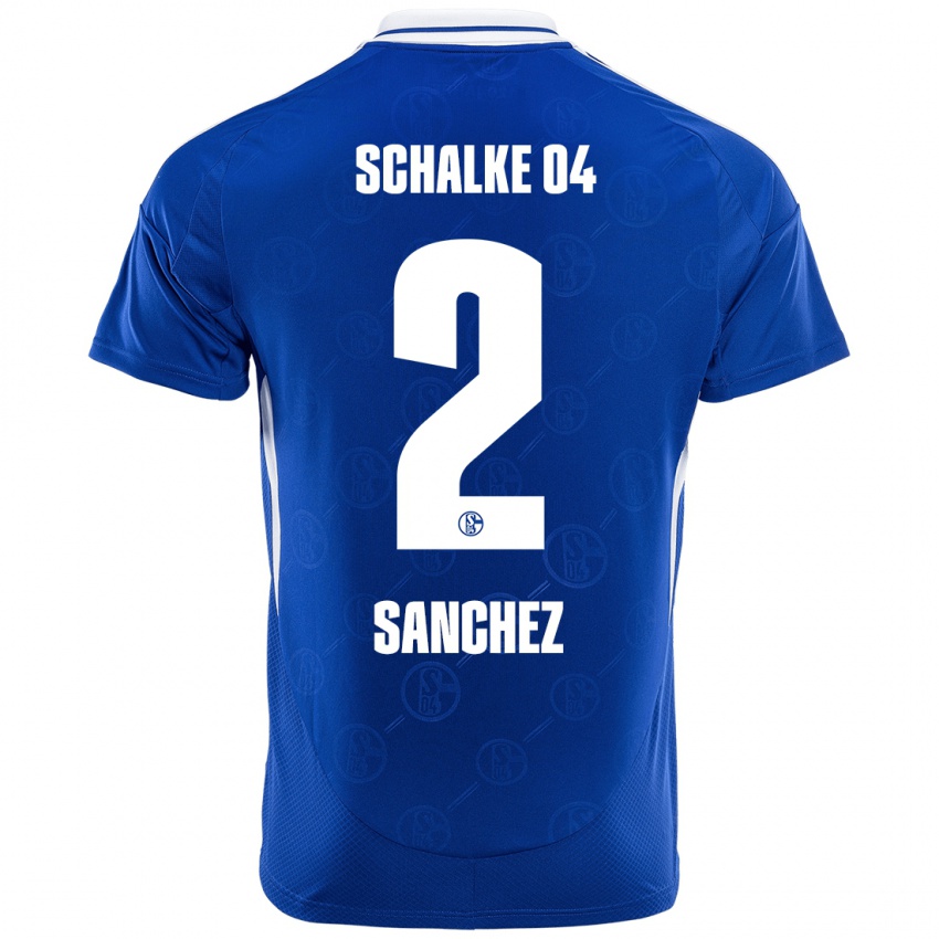 Herren Felipe Sánchez #2 Königsblau Heimtrikot Trikot 2024/25 T-Shirt