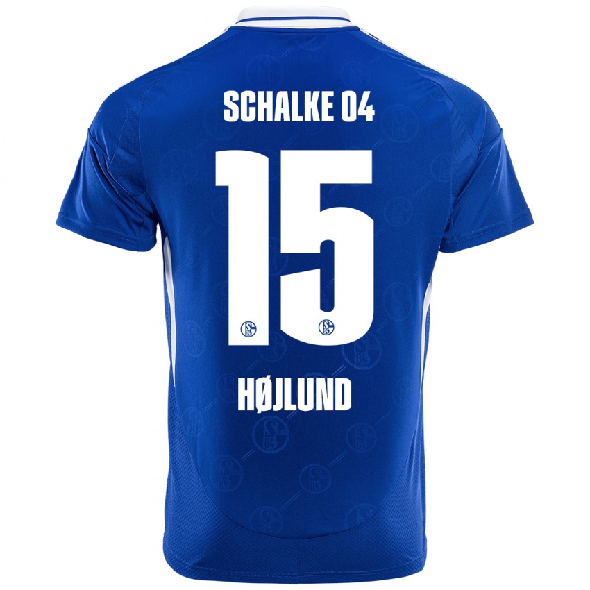 Herren Emil Højlund #15 Königsblau Heimtrikot Trikot 2024/25 T-Shirt