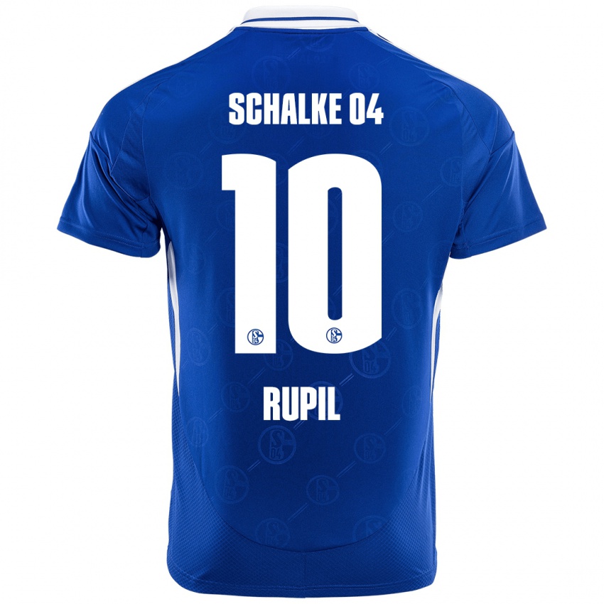 Herren Timothé Rupil #10 Königsblau Heimtrikot Trikot 2024/25 T-Shirt