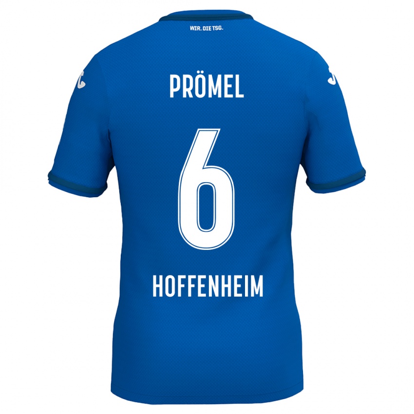 Herren Grischa Prömel #6 Königsblau Heimtrikot Trikot 2024/25 T-Shirt