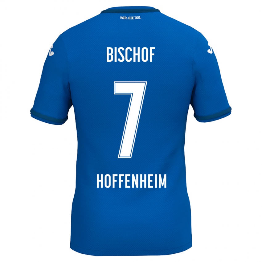 Herren Tom Bischof #7 Königsblau Heimtrikot Trikot 2024/25 T-Shirt