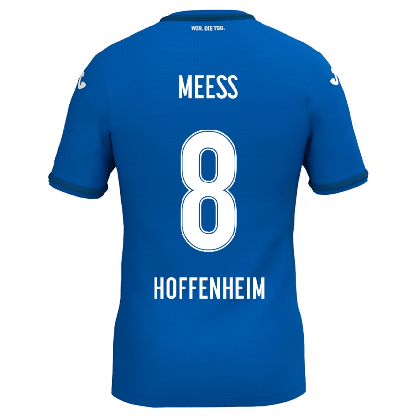 Herren Jakob Meeß #8 Königsblau Heimtrikot Trikot 2024/25 T-Shirt