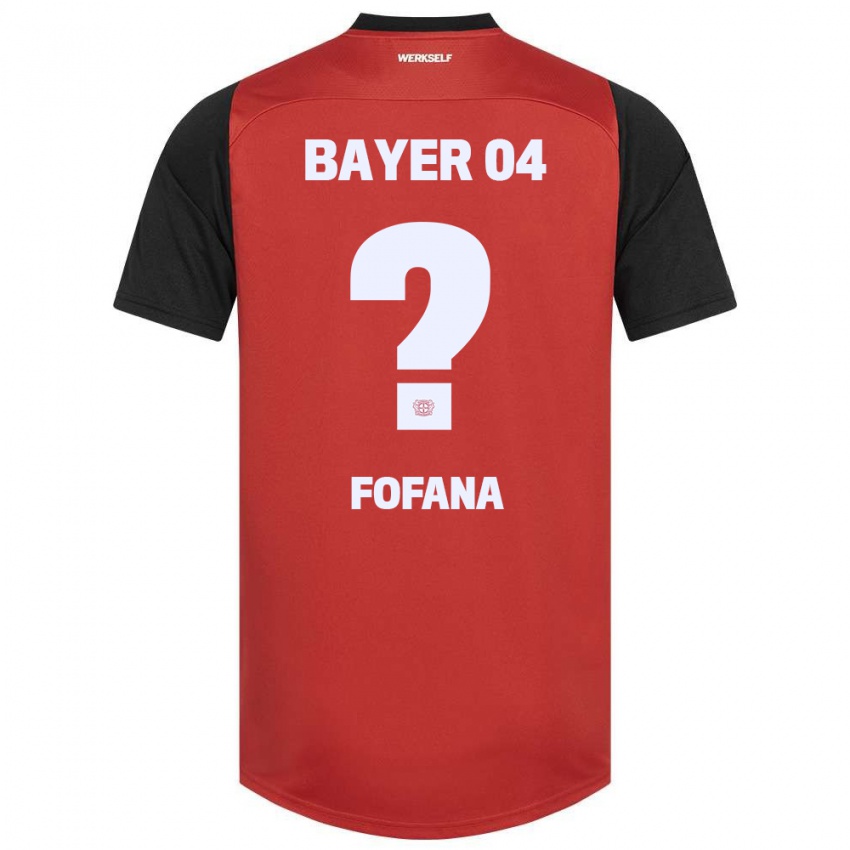 Herren Sadik Fofana #0 Rot Schwarz Heimtrikot Trikot 2024/25 T-Shirt