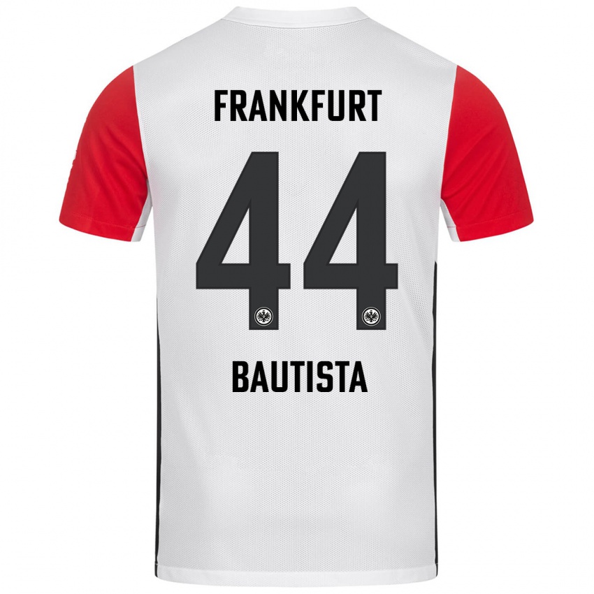 Herren Davis Bautista #44 Weiß Rot Heimtrikot Trikot 2024/25 T-Shirt