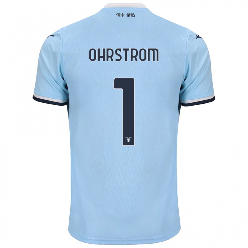 Herren Stephanie Ohrstrom #1 Blau Heimtrikot Trikot 2024/25 T-Shirt