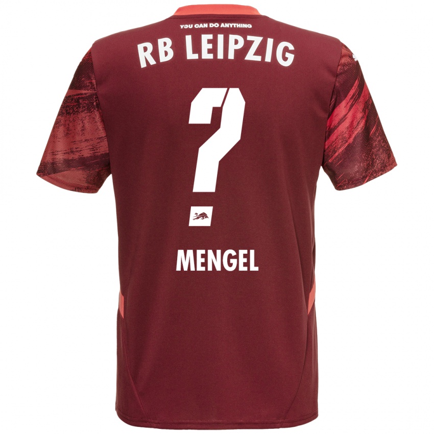 Herren Luca Mengel #0 Burgunderrot Auswärtstrikot Trikot 2024/25 T-Shirt