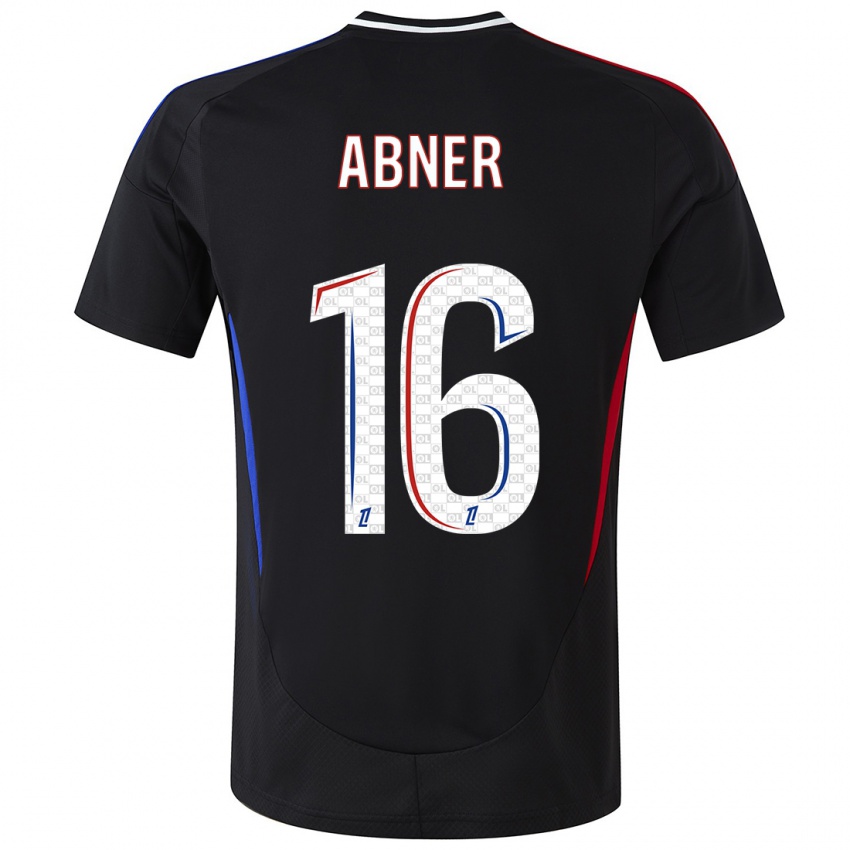 Herren Abner #16 Schwarz Auswärtstrikot Trikot 2024/25 T-Shirt