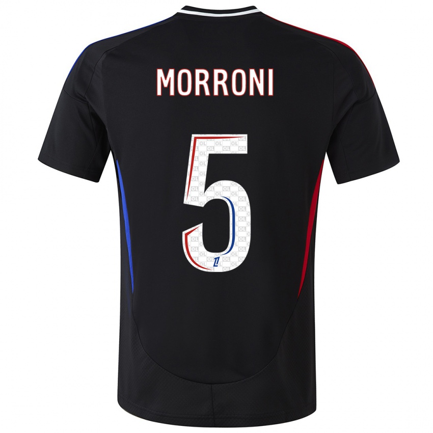 Herren Perle Morroni #5 Schwarz Auswärtstrikot Trikot 2024/25 T-Shirt