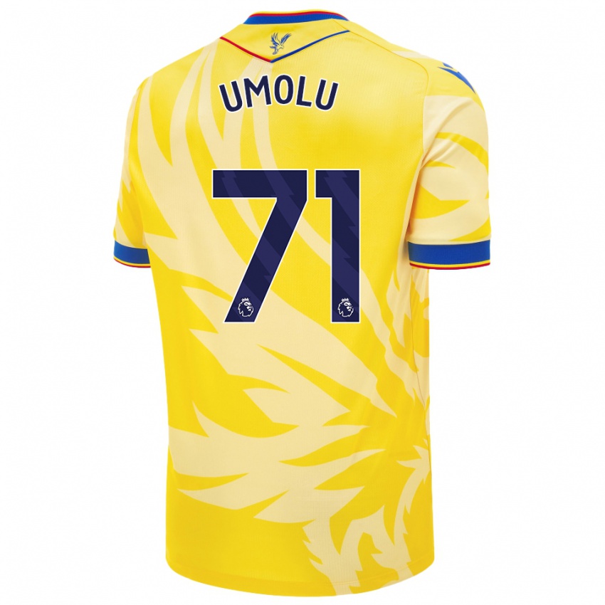 Herren Jemiah Umolu #71 Gelb Auswärtstrikot Trikot 2024/25 T-Shirt