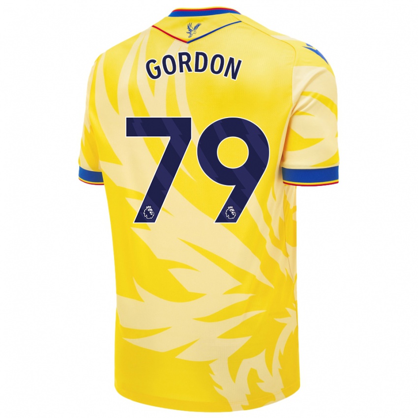 Herren John-Kymani Gordon #79 Gelb Auswärtstrikot Trikot 2024/25 T-Shirt