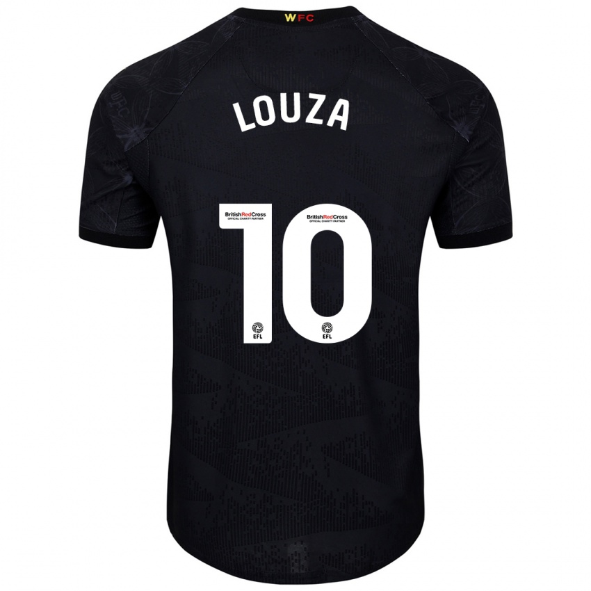 Herren Imrân Louza #10 Schwarz Weiß Auswärtstrikot Trikot 2024/25 T-Shirt