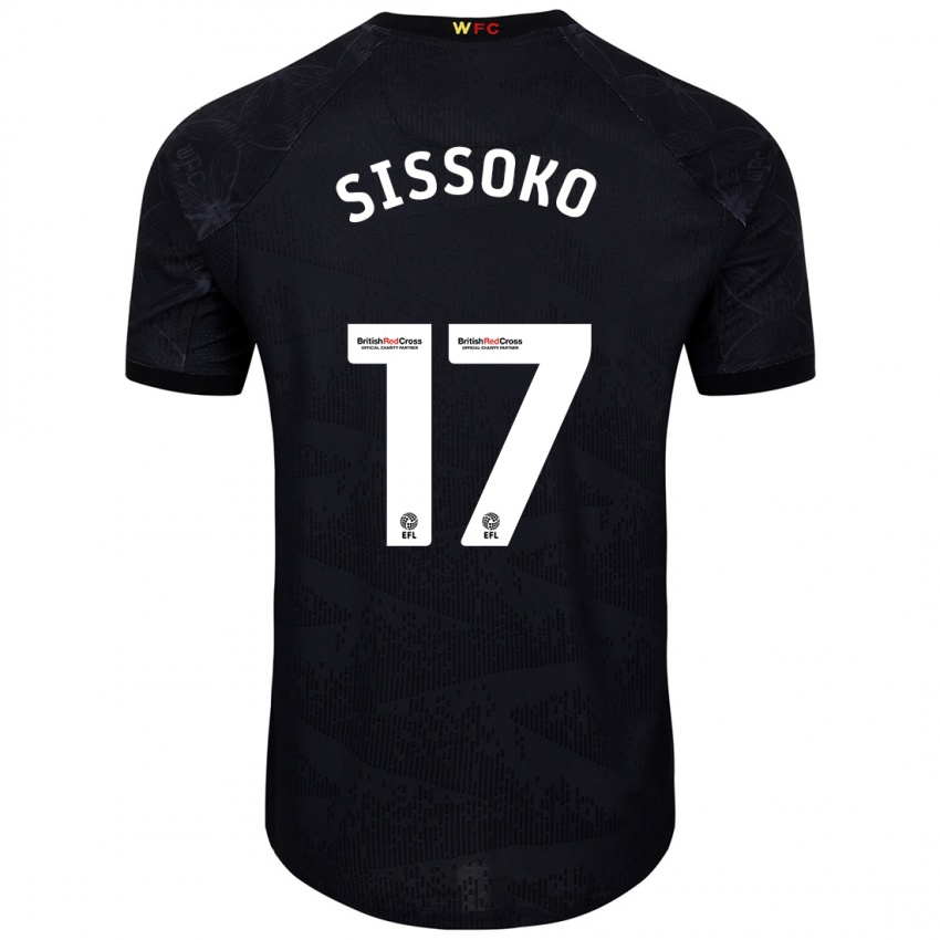 Herren Moussa Sissoko #17 Schwarz Weiß Auswärtstrikot Trikot 2024/25 T-Shirt