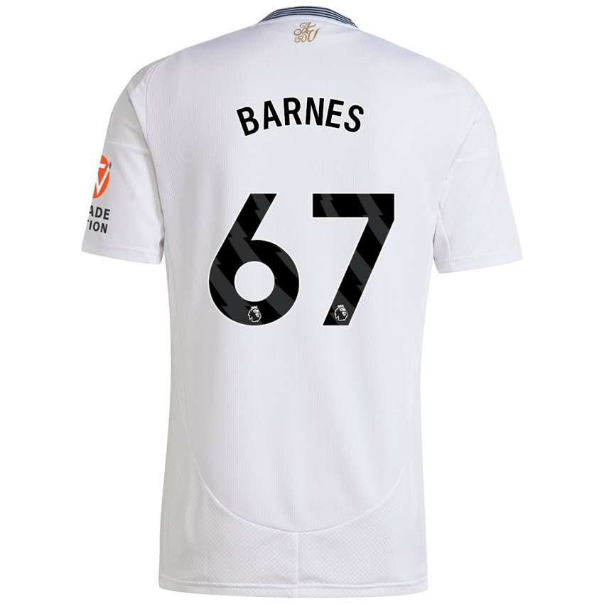 Herren Mikell Barnes #67 Weiß Auswärtstrikot Trikot 2024/25 T-Shirt