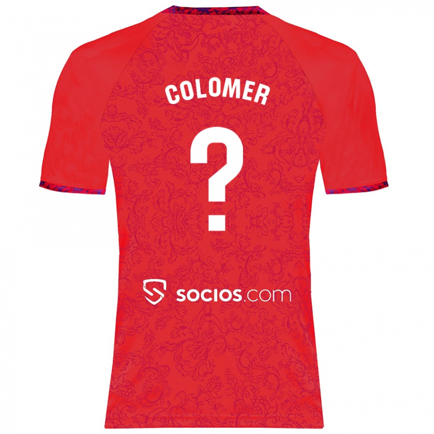 Herren Carlos Colomer #0 Rot Auswärtstrikot Trikot 2024/25 T-Shirt