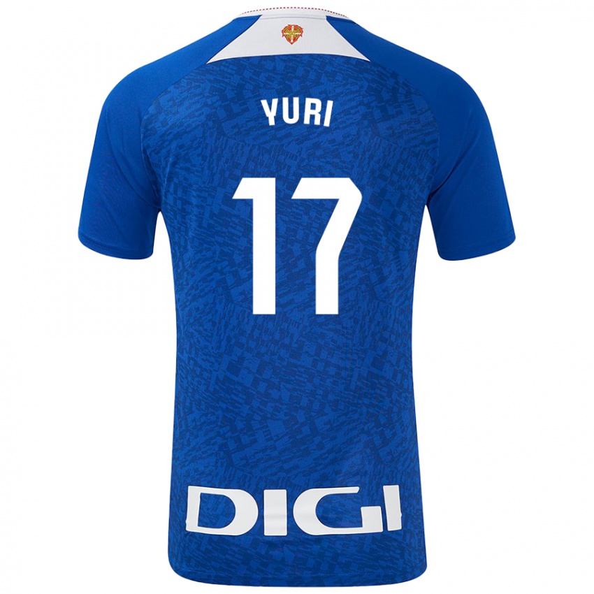 Herren Yuri Berchiche #17 Königsblau Auswärtstrikot Trikot 2024/25 T-Shirt