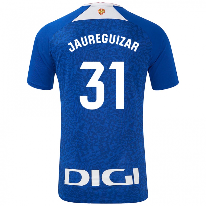 Herren Mikel Jauregizar #31 Königsblau Auswärtstrikot Trikot 2024/25 T-Shirt