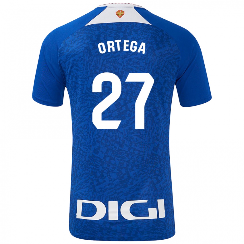 Herren Sara Ortega #27 Königsblau Auswärtstrikot Trikot 2024/25 T-Shirt