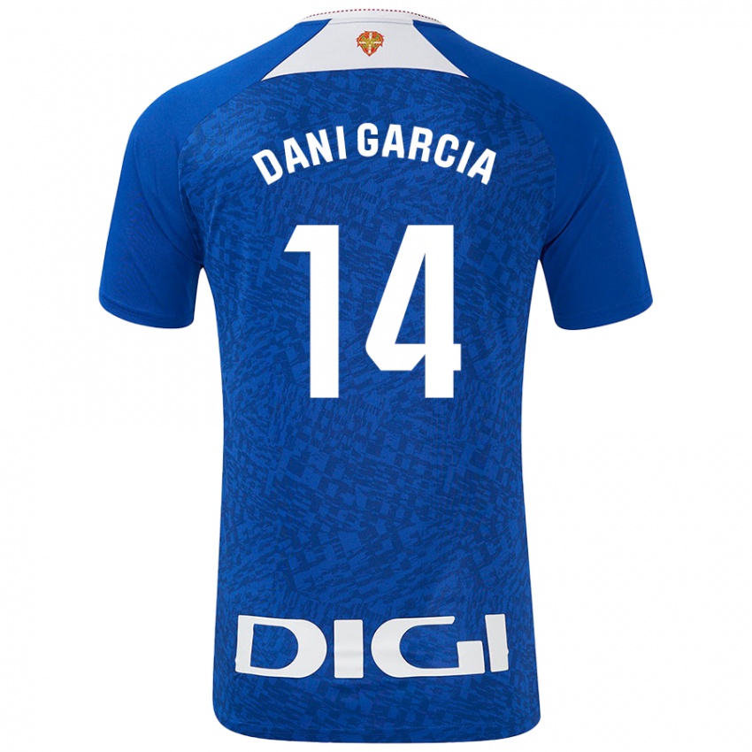 Herren Dani Garcia #14 Königsblau Auswärtstrikot Trikot 2024/25 T-Shirt