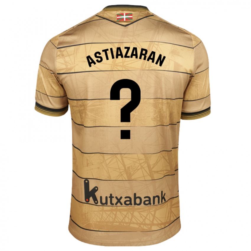 Herren Lander Astiazaran #0 Braun Auswärtstrikot Trikot 2024/25 T-Shirt