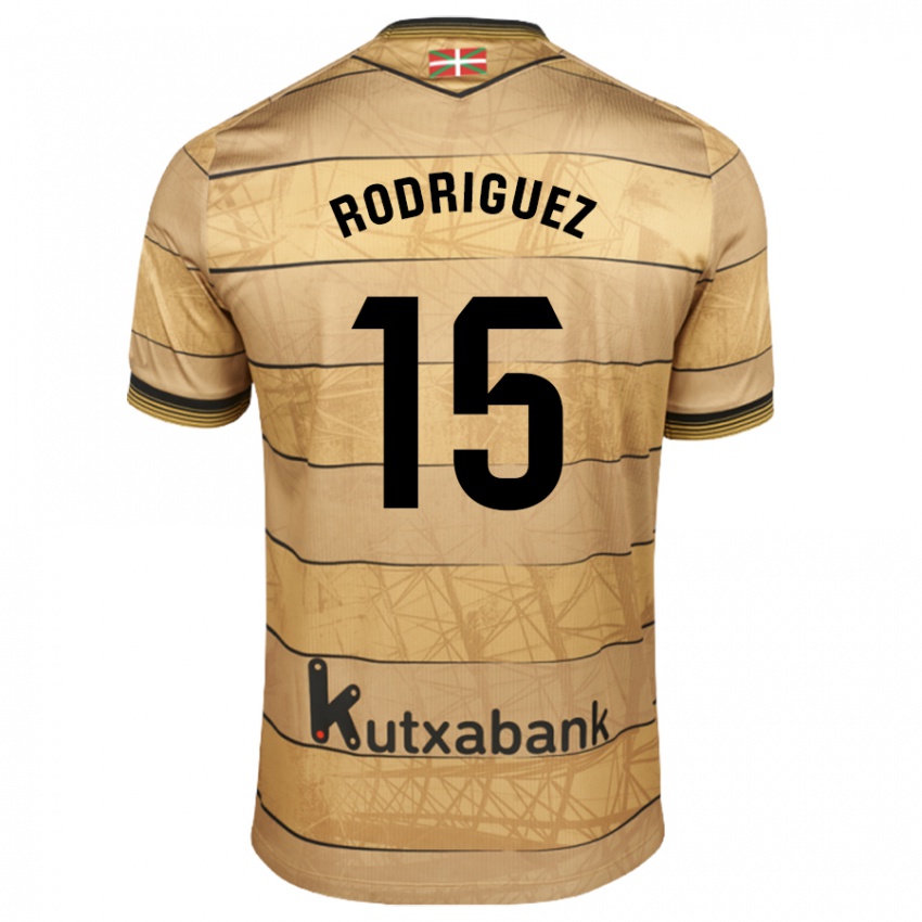 Herren Peru Rodriguez #15 Braun Auswärtstrikot Trikot 2024/25 T-Shirt