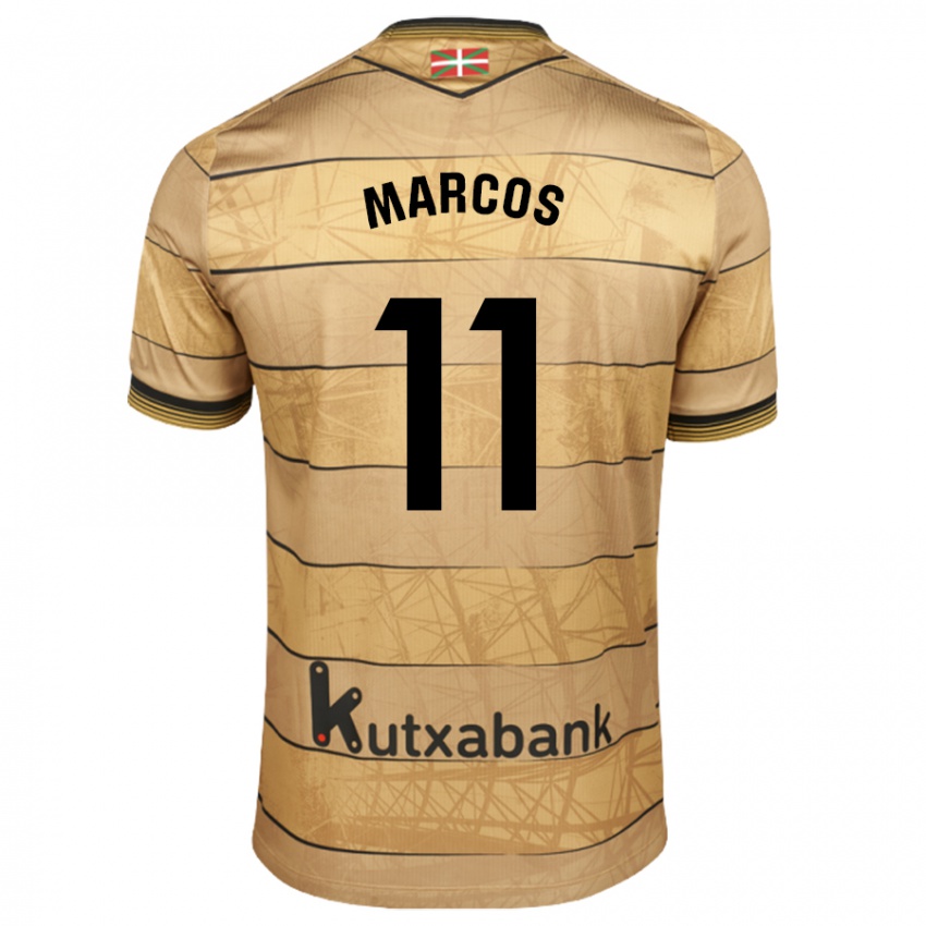 Herren Cecilia Marcos Nabal #11 Braun Auswärtstrikot Trikot 2024/25 T-Shirt