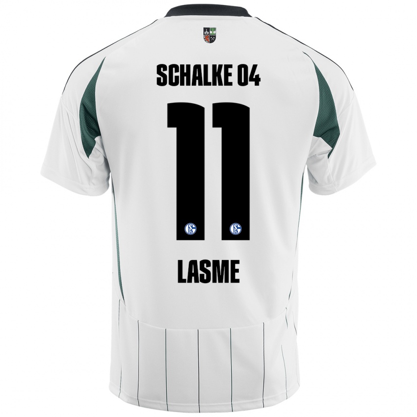 Herren Bryan Lasme #11 Weiß Grün Auswärtstrikot Trikot 2024/25 T-Shirt