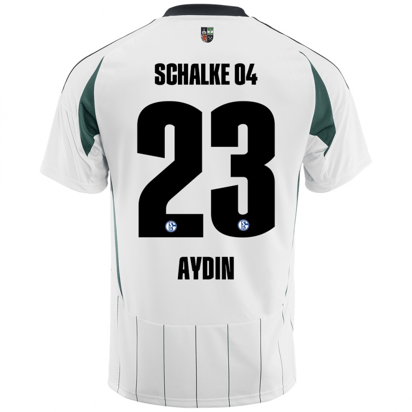 Herren Mehmet Aydın #23 Weiß Grün Auswärtstrikot Trikot 2024/25 T-Shirt